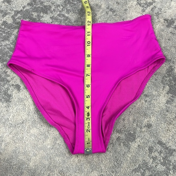 NWT Good American Good Compression Neon Fuchsia Pink Scuba Bikini Brief Sz 2 - Picture 5 of 10